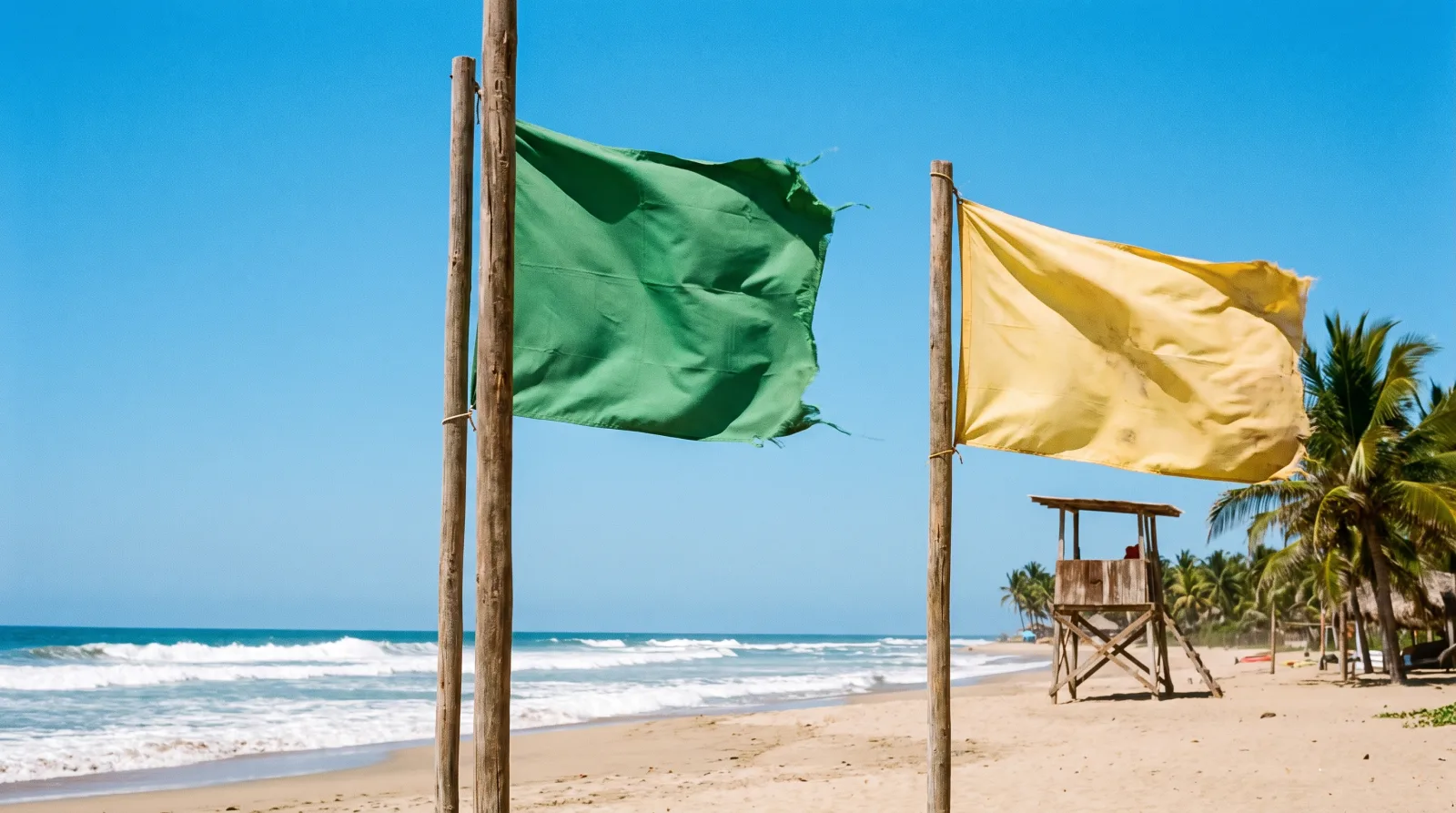 Banderas de playa en Puerto Vallarta: leer el mar antes de meterte