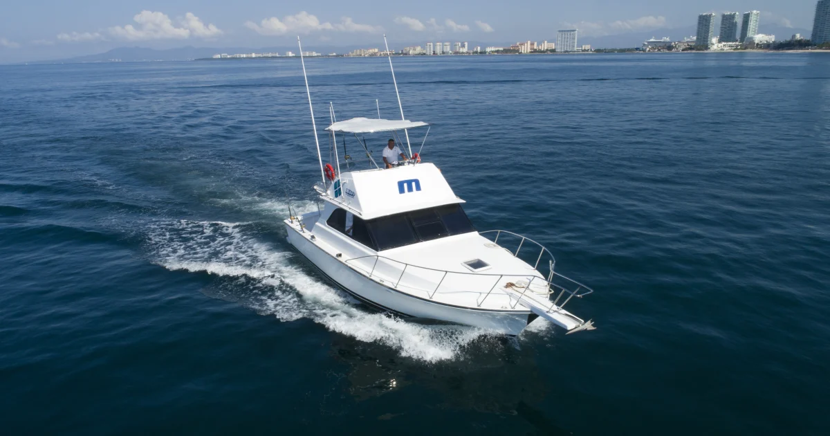 Pesca deportiva en Puerto Vallarta: 4, 6 u 8 horas, costa o altamar, y qué barco